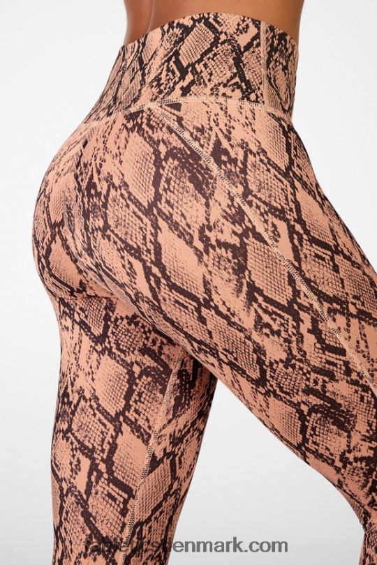 Fabletics Kvinder Define powerhold højtaljet 7/8 legging 33 PNX2T710 misty bay/klassisk hvid