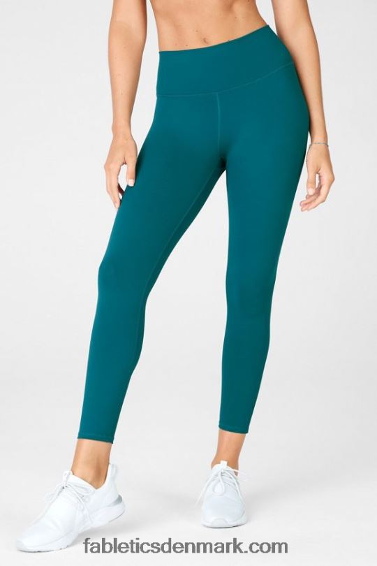 Fabletics Kvinder Define powerhold højtaljet 7/8 legging 33 PNX2T711 beigetræ/klassisk hvid
