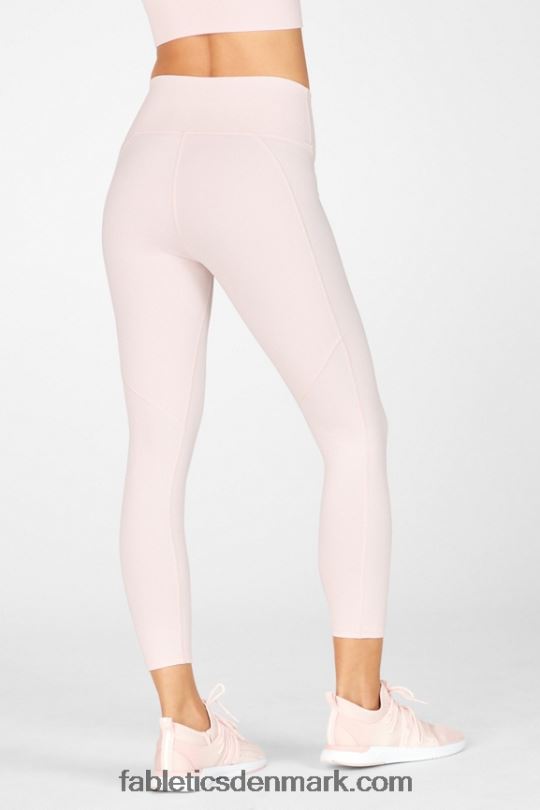 Fabletics Kvinder Define powerhold højtaljet 7/8 legging 33 PNX2T712 mineralgrå/klassisk hvid