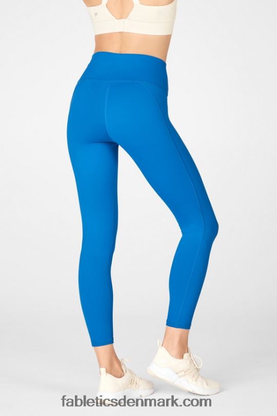 Fabletics Kvinder Define powerhold højtaljet 7/8 legging 34 PNX2T713 ørkensol/regnsky