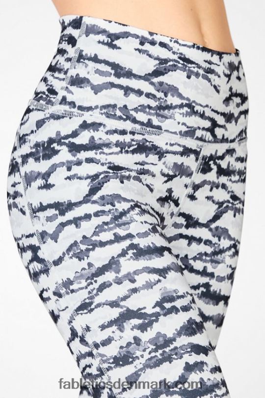 Fabletics Kvinder Define powerhold højtaljet 7/8 legging 34 PNX2T714 regnsky/ørkensol