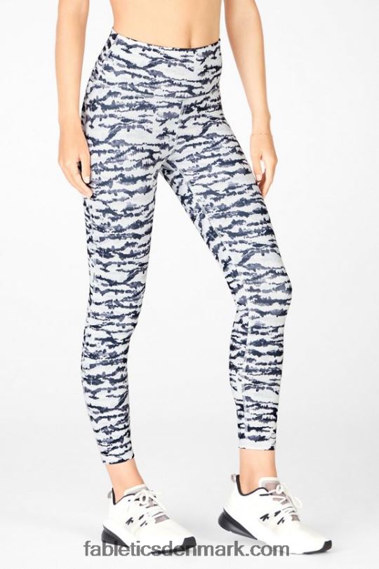 Fabletics Kvinder Define powerhold højtaljet 7/8 legging 34 PNX2T714 regnsky/ørkensol