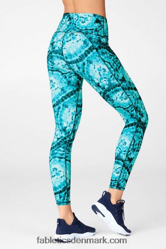 Fabletics Kvinder Define powerhold højtaljet 7/8 legging 35 PNX2T719 piscina/elektrisk kirsebær logo