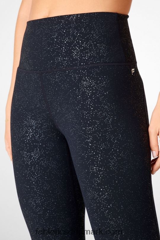 Fabletics Kvinder Define powerhold højtaljet 7/8 legging 35 PNX2T721 limeade/mineralgrå/hejre logo