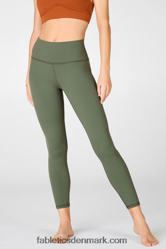 Fabletics Kvinder Define powerhold højtaljet 7/8 legging 36 PNX2T723 ultraviolet/pilebark/hejre-logo