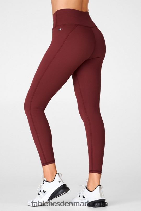 Fabletics Kvinder Define powerhold højtaljet 7/8 legging 36 PNX2T724 hejren/pilebark logo