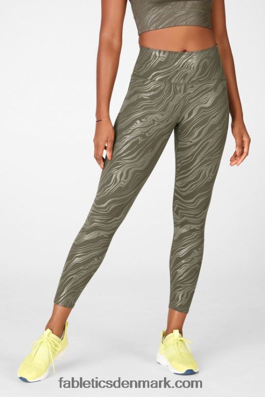 Fabletics Kvinder Define powerhold højtaljet 7/8 legging 38 PNX2T733 swelter/periwinkle punch