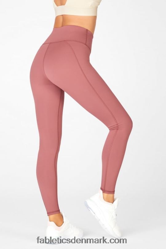 Fabletics Kvinder Define powerhold højtaljet legging 75 PNX2T979 mørk rouge