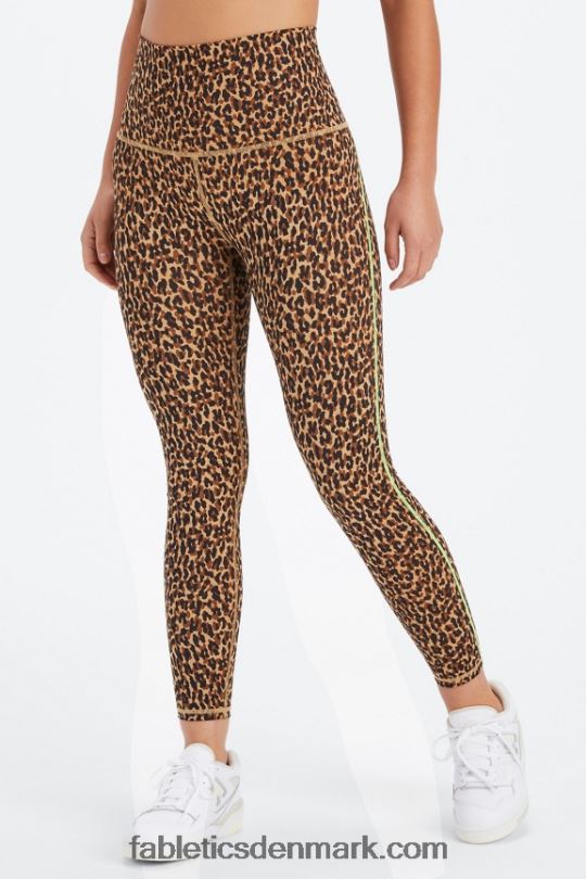 Fabletics Kvinder Define powerhold ultra hw 7/8 legging PNX2T1014 bølget gepard/highlighter