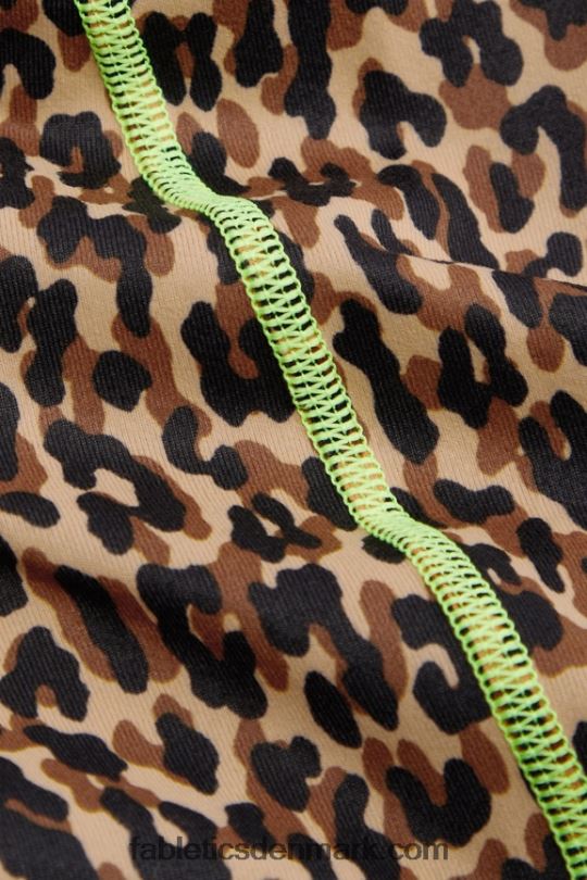 Fabletics Kvinder Define powerhold ultra hw 7/8 legging PNX2T1014 bølget gepard/highlighter