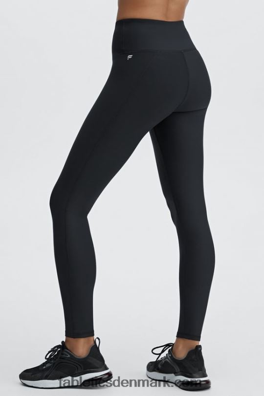 Fabletics Kvinder Therma-flex essentiel legging med høj talje PNX2T1198 sort