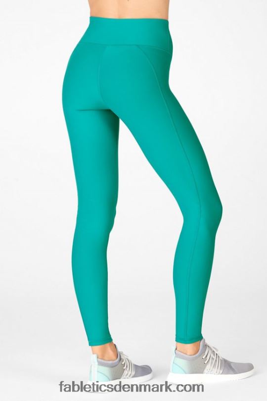 Fabletics Kvinder Therma-flex essentiel legging med høj talje PNX2T1201 mørk jade