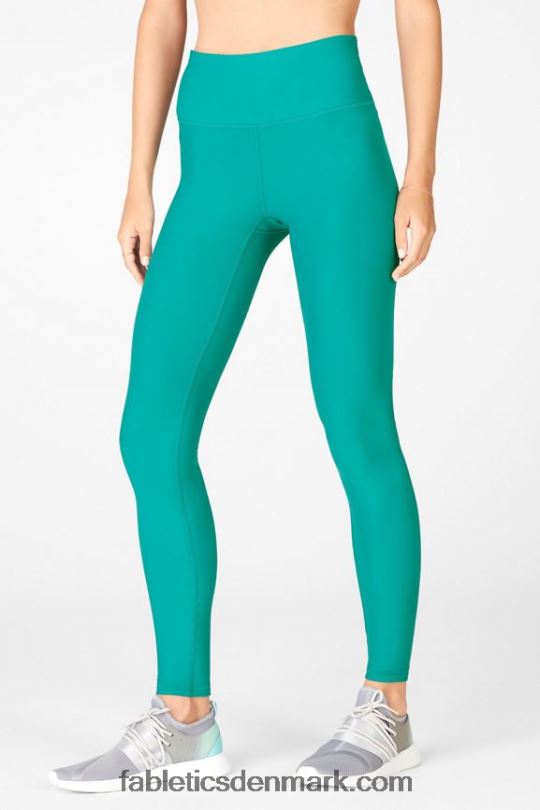 Fabletics Kvinder Therma-flex essentiel legging med høj talje PNX2T1201 mørk jade
