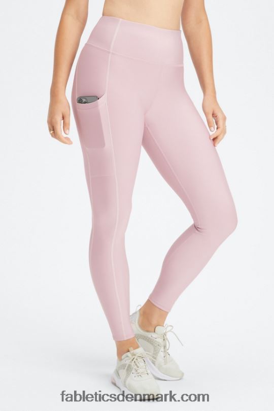 Fabletics Kvinder Therma-flex højaljet lommelegging PNX2T1033 dæmpet lilla/hejre