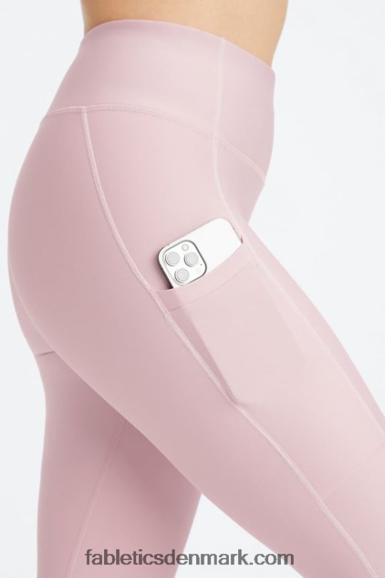 Fabletics Kvinder Therma-flex højaljet lommelegging PNX2T1033 dæmpet lilla/hejre