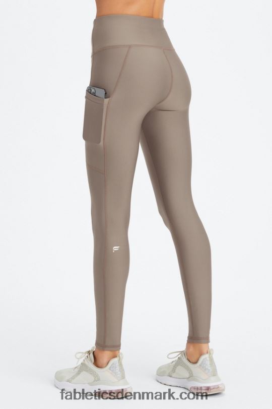 Fabletics Kvinder Therma-flex højaljet lommelegging PNX2T1034 pilebark