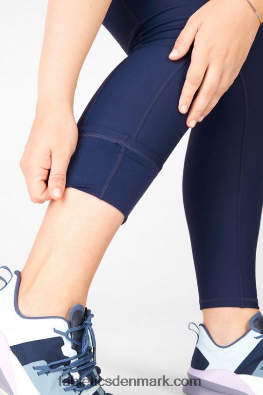 Fabletics Kvinder Therma-flex højaljet lommelegging PNX2T1039 flåde