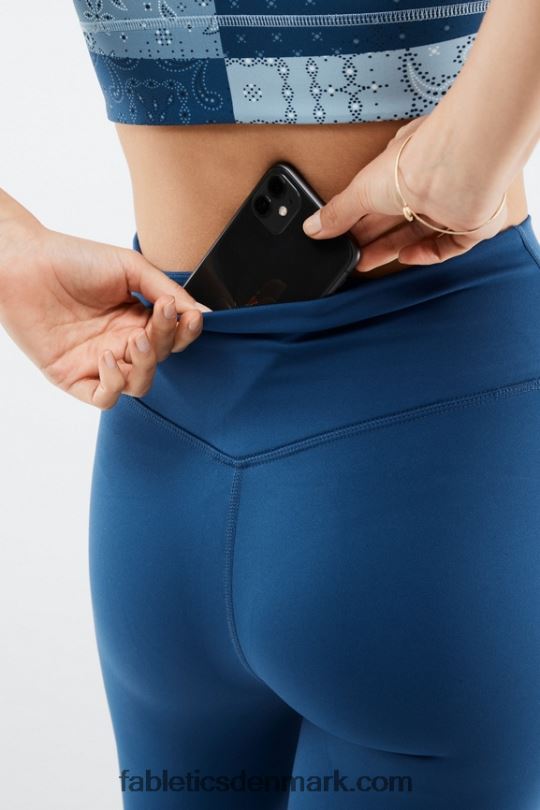 Fabletics Kvinder anywhere motion365 højtaljet legging 85 PNX2T1256 marine pæon