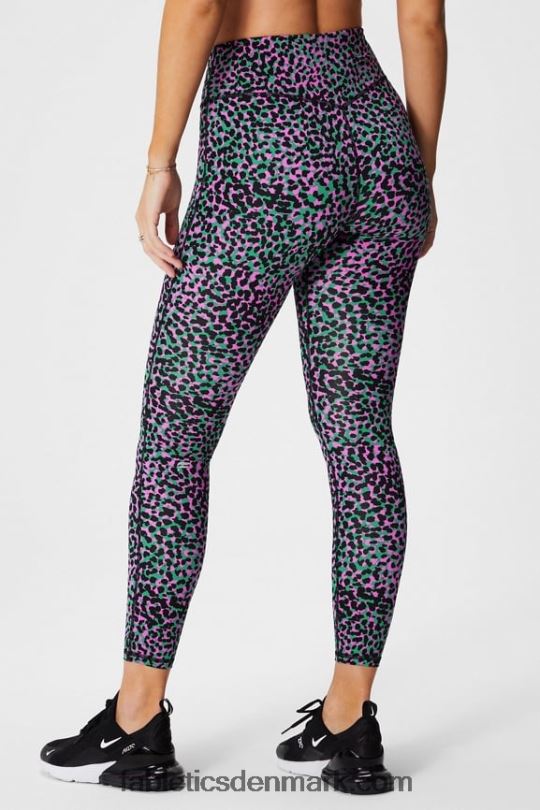 Fabletics Kvinder anywhere motion365+ højtaljet legging PNX2T938 græsgrønne safaristeder