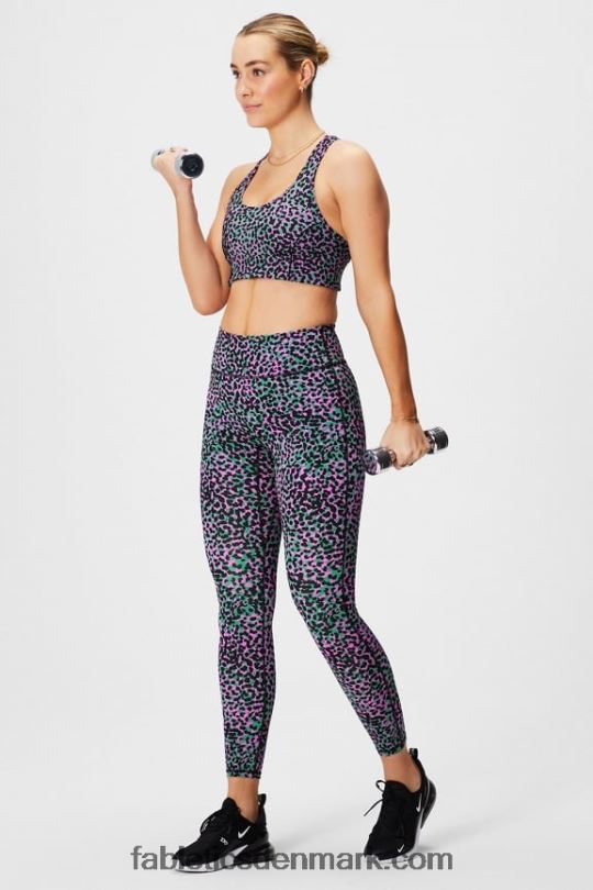 Fabletics Kvinder anywhere motion365+ højtaljet legging PNX2T938 græsgrønne safaristeder