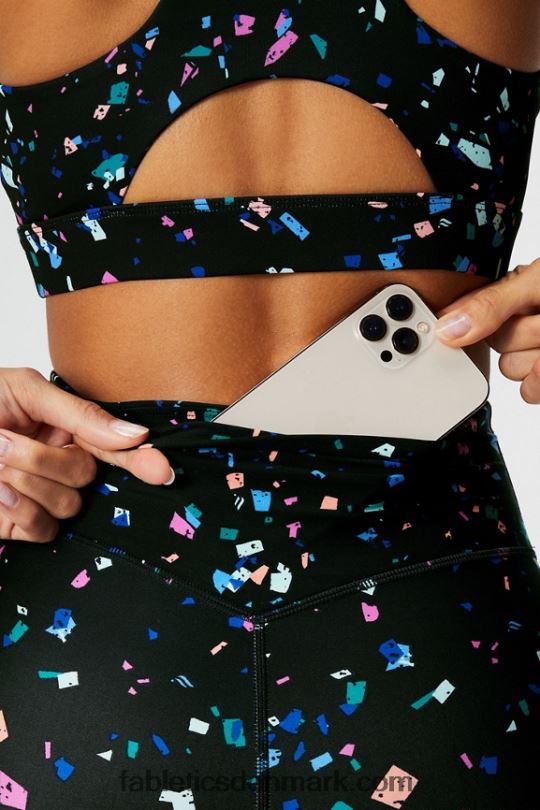 Fabletics Kvinder anywhere motion365+ højtaljet legging PNX2T944 sort terrazzo