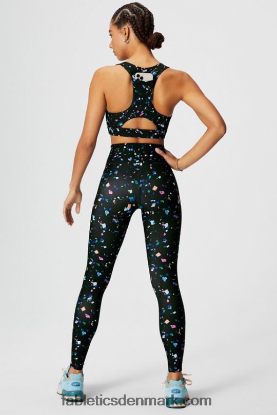 Fabletics Kvinder anywhere motion365+ højtaljet legging PNX2T944 sort terrazzo