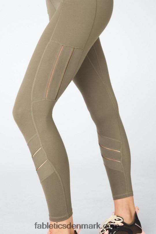 Fabletics Kvinder anywhere motion365 højtaljet moto 7/8 legging PNX2T1233 grizzly
