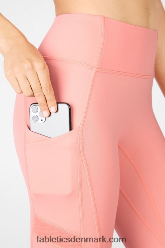 Fabletics Kvinder anywhere motion365 højtaljet moto 7/8 legging PNX2T1236 blomst