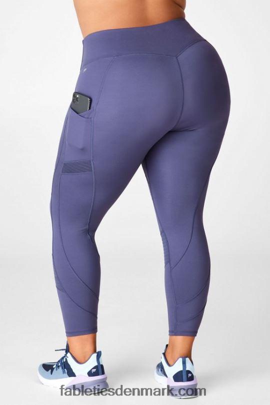 Fabletics Kvinder anywhere motion365 højtaljet moto 7/8 legging PNX2T1239 Ægæiske Hav