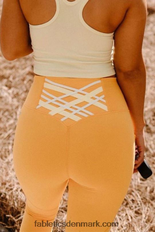 Fabletics Kvinder boost ii højtaljede stropper capri PNX2T1317 dreamsicle/citroncreme/kølig mynte