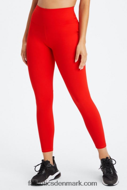 Fabletics Kvinder boost powerhold højtaljet 7/8 legging 58 PNX2T839 elektrisk kirsebær mini leopard
