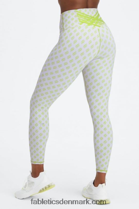 Fabletics Kvinder boost powerhold højtaljet 7/8 legging 59 PNX2T847 limeade logo skive