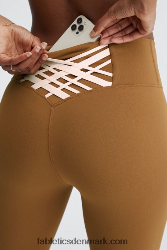 Fabletics Kvinder boost powerhold højtaljet 7/8 legging 60 PNX2T851 efterår/havre