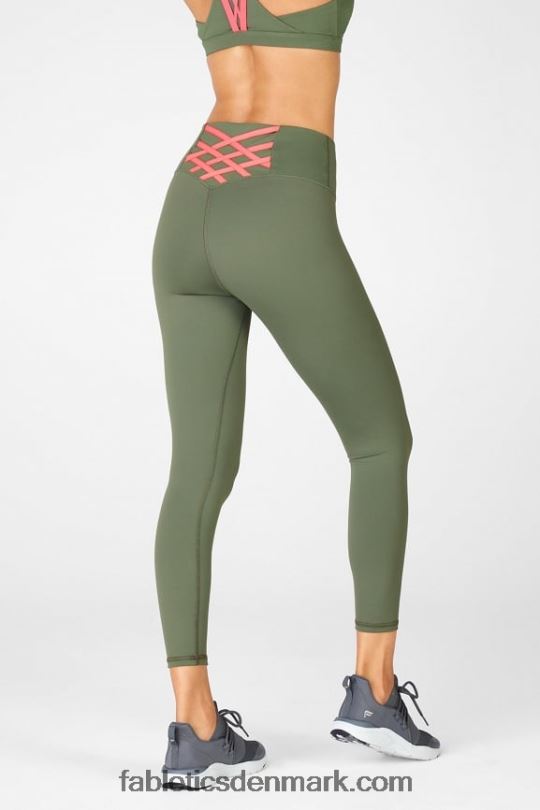 Fabletics Kvinder boost powerhold højtaljet 7/8 legging 61 PNX2T854 safari/ørkenrose