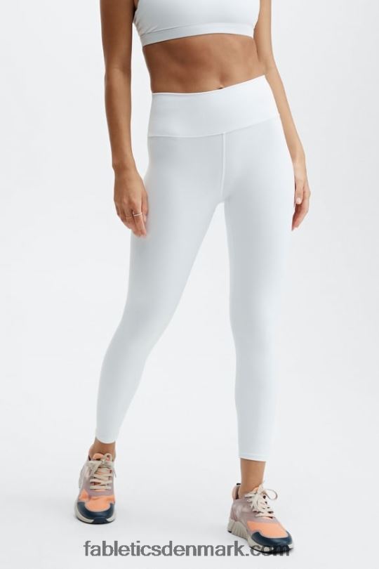 Fabletics Kvinder boost powerhold højtaljet 7/8 legging 61 PNX2T856 hvid/isterning multi