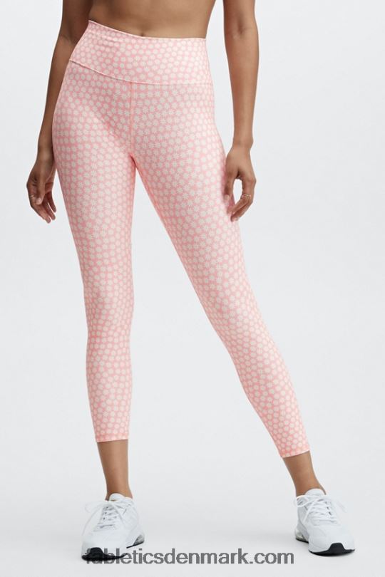 Fabletics Kvinder boost powerhold højtaljet 7/8 legging 61 PNX2T858 porter daisy/pink dust/vild lime