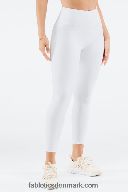 Fabletics Kvinder boost powerhold højtaljet 7/8 legging 62 PNX2T859 hvid/shorewood/pink sky