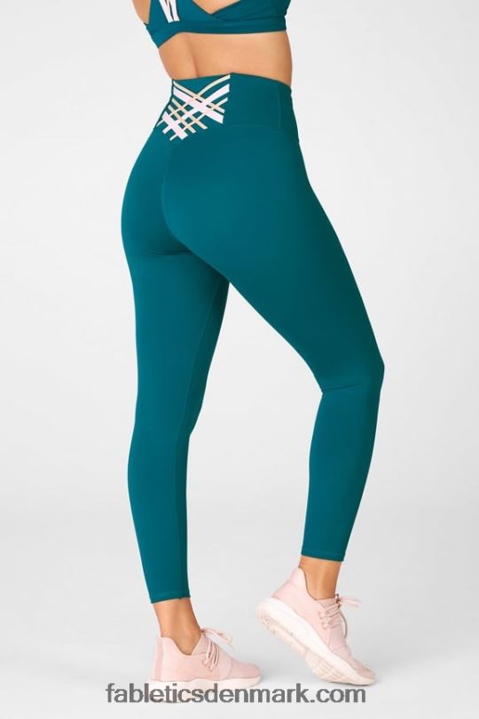 Fabletics Kvinder boost powerhold højtaljet 7/8 legging 63 PNX2T866 fjord/multi