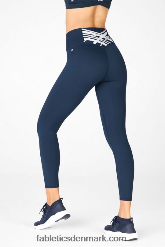 Fabletics Kvinder boost powerhold højtaljet 7/8 legging 63 PNX2T867 torden/multi