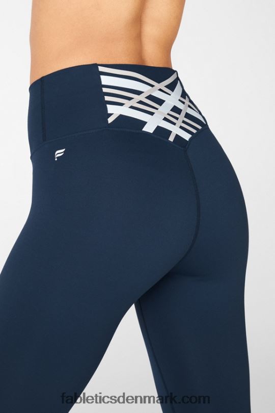 Fabletics Kvinder boost powerhold højtaljet 7/8 legging 63 PNX2T867 torden/multi