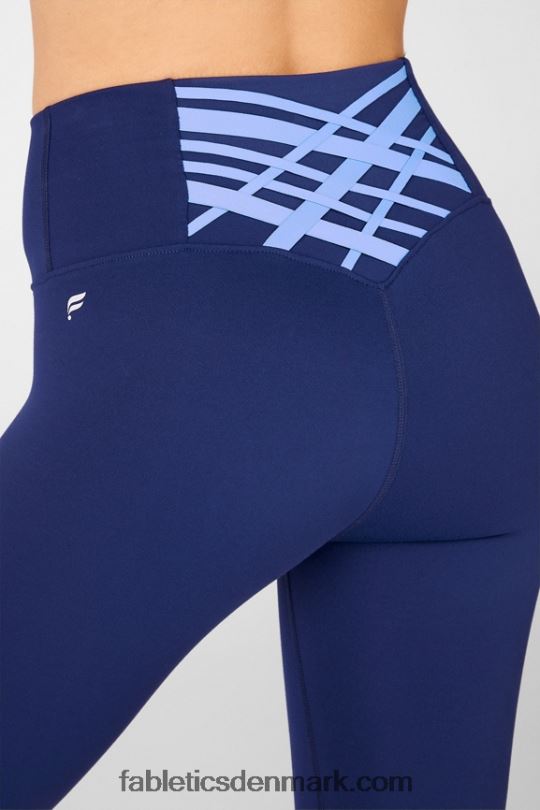 Fabletics Kvinder boost powerhold højtaljet 7/8 legging 64 PNX2T869 flåde/marina