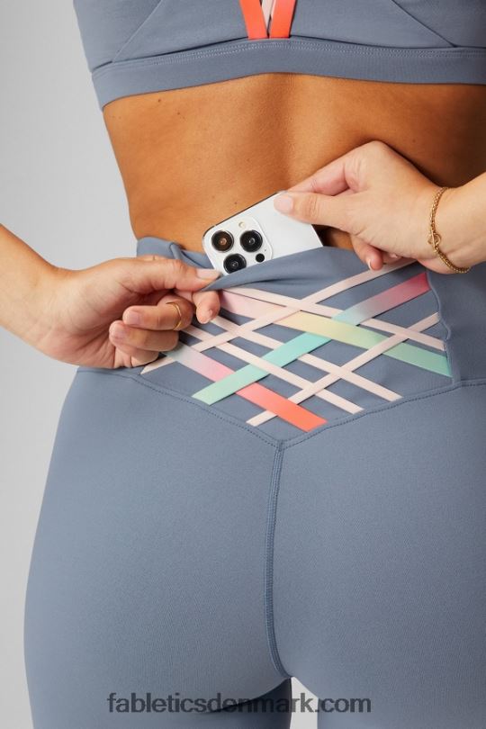 Fabletics Kvinder boost powerhold højtaljet 7/8 legging 83 PNX2T1186 stormsky/ombre hele dagen