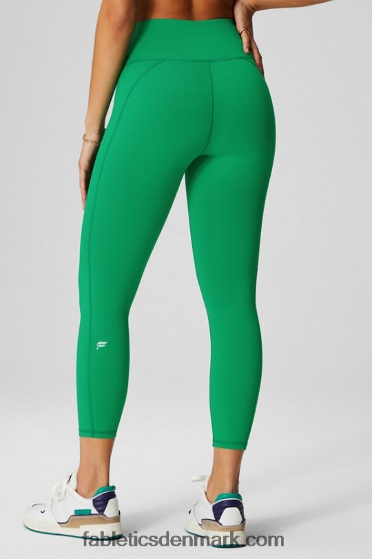 Fabletics Kvinder definere powerhold højtaljede capri PNX2T999 græsgrøn