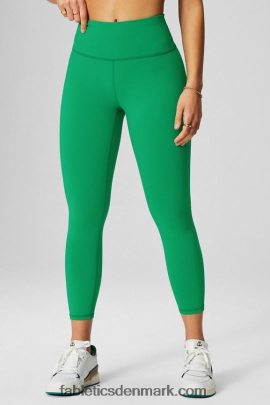 Fabletics Kvinder definere powerhold højtaljede capri PNX2T999 græsgrøn