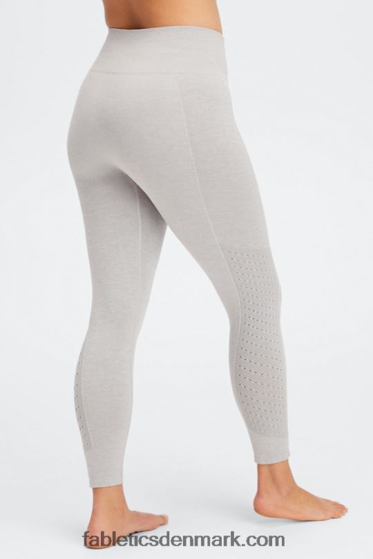 Fabletics Kvinder eco sync højtaljet 7/8 legging PNX2T1168 lysegrå lyng