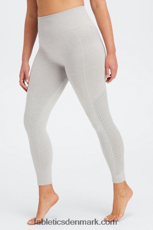 Fabletics Kvinder eco sync højtaljet 7/8 legging PNX2T1168 lysegrå lyng