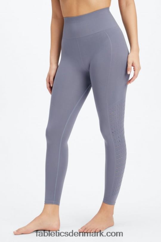 Fabletics Kvinder eco sync højtaljet 7/8 legging PNX2T1169 mørk regnsky