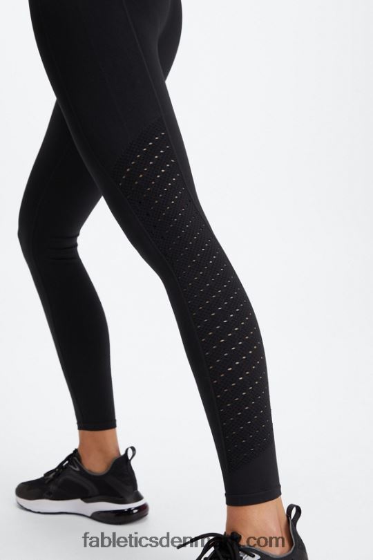 Fabletics Kvinder eco sync højtaljet 7/8 legging PNX2T1170 sort