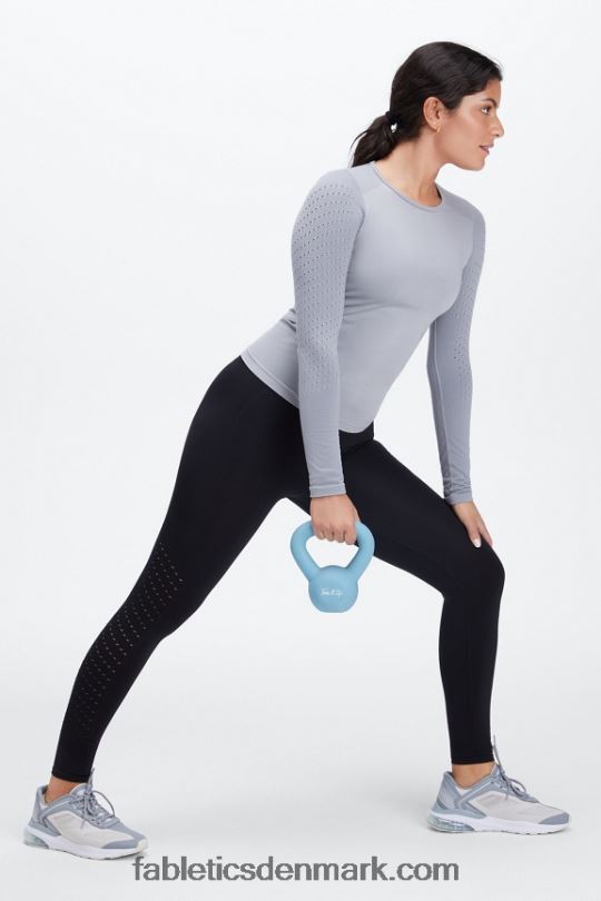 Fabletics Kvinder eco sync højtaljet 7/8 legging PNX2T1170 sort