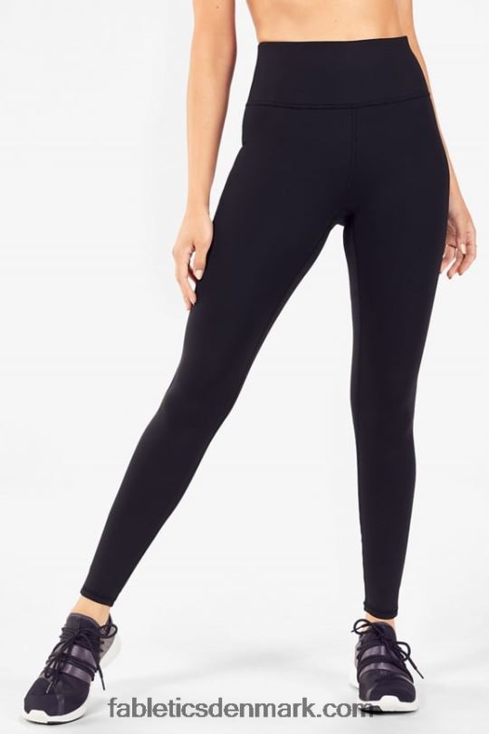 Fabletics Kvinder højtaljet koldt vejr legging PNX2T1199 sort